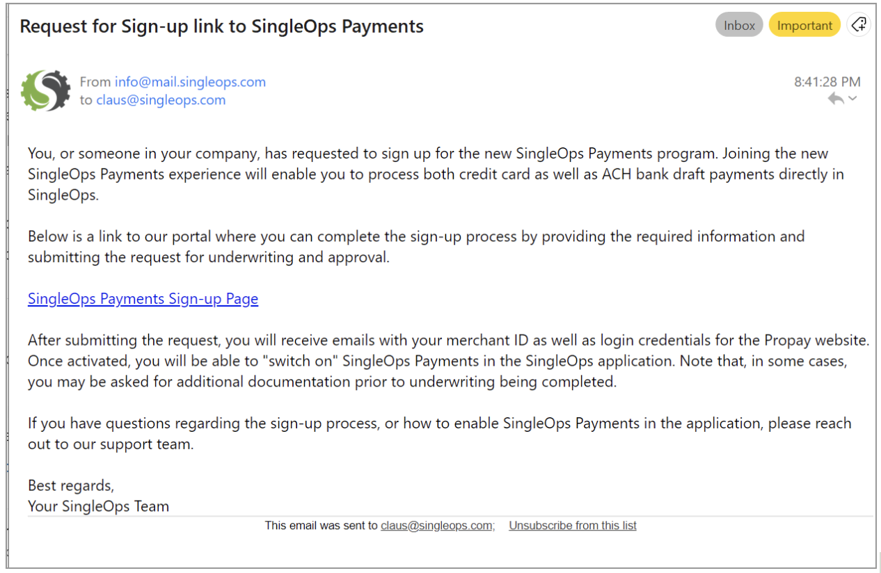 Set Up SingleOps Payments Powered by ProPay – SingleOps
