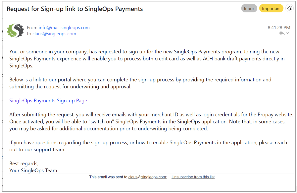 Set Up SingleOps Payments Powered by ProPay – SingleOps Knowledge Base