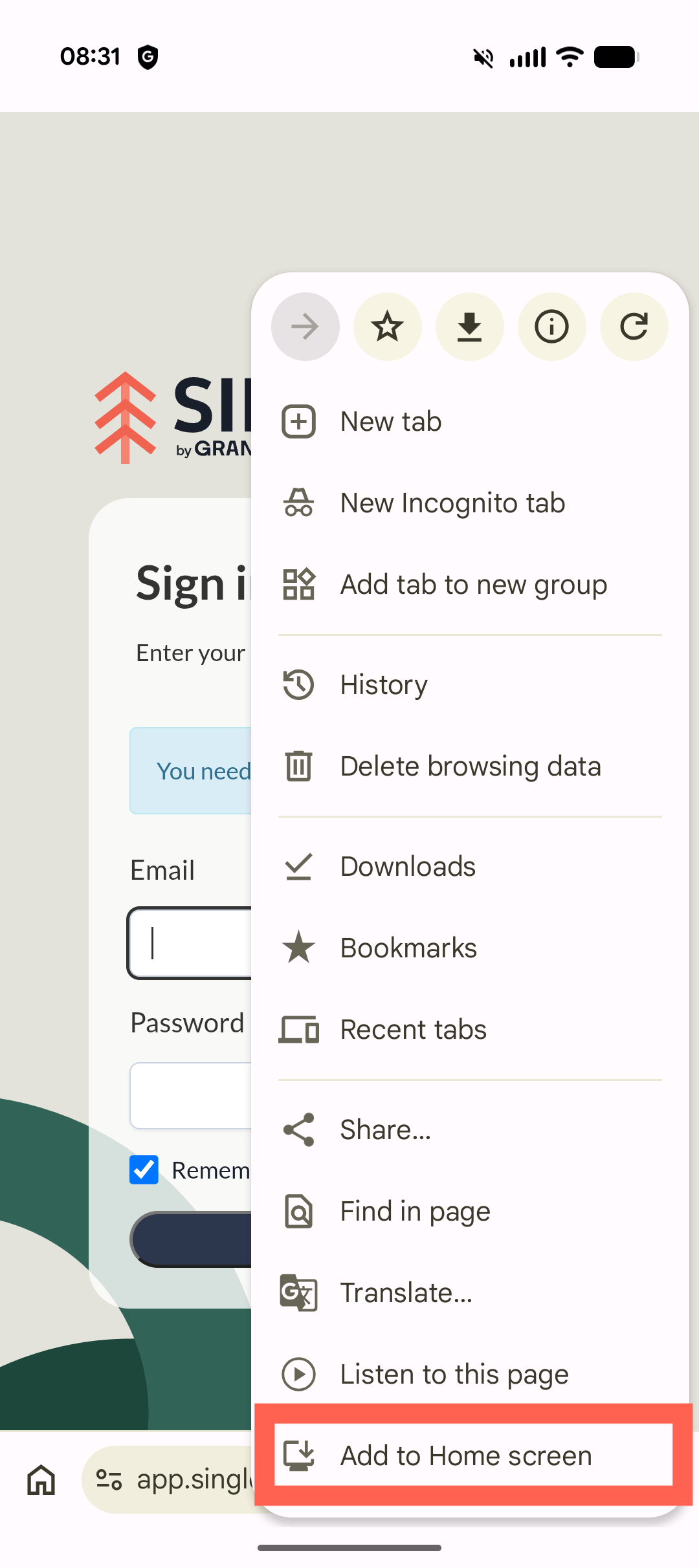 Add SingleOps Browser to Phone or Tablet Home Screen – SingleOps